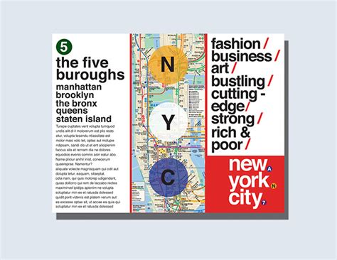 Nyc Brochure On Behance