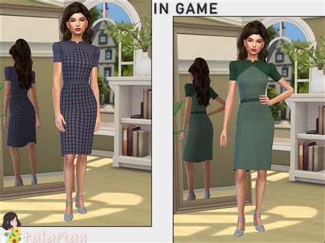 The Sims Resource Mary Formal Bodycon Dress