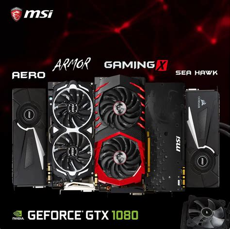 Msi Unveils New Geforce Gtx 1080 Graphics Cards