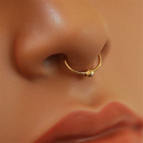 Fake Septum Body Jewelry Nose Jewelry Non Pierced Septum Septum Jewelry Septum Ring Gold