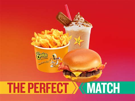 The Perfect Match From Hardees Try The All New Burger Fries And