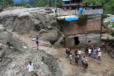 At Least 23 Dead Thousands Displaced After Floods Landslides Hit