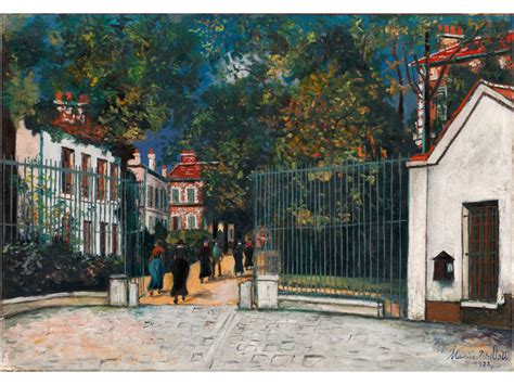 Maurice Utrillo 1883 Paris 1955 Dax La Maison Du Docteur