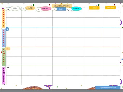 Comment créer un planning hebdomadaire dans excel ? Planning Semaine Vierge À Imprimer Gratuit / Bullet ...