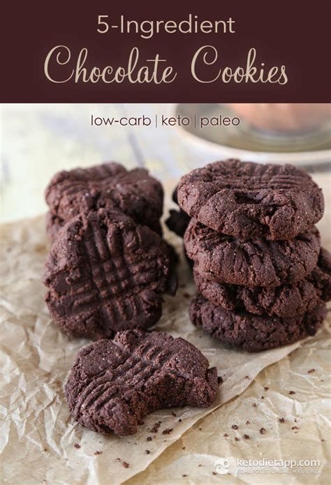 Not only are the recipes made using five ingredients, . 5 Ingredient Keto Chocolate Cookies | The KetoDiet Blog