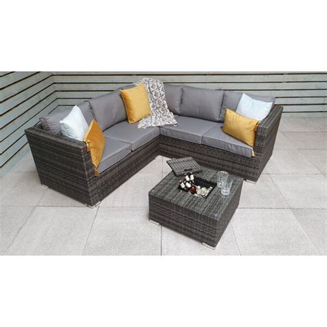 As with all of our premium quality products the polyrattan is handwoven onto an aluminium frame to create the ultimate in beautiful garden furniture, which is weather and uv resistant, stronger. Hashtag Home Oryana Garden Corner Sofa with Cushions & Reviews | Wayfair.co.uk