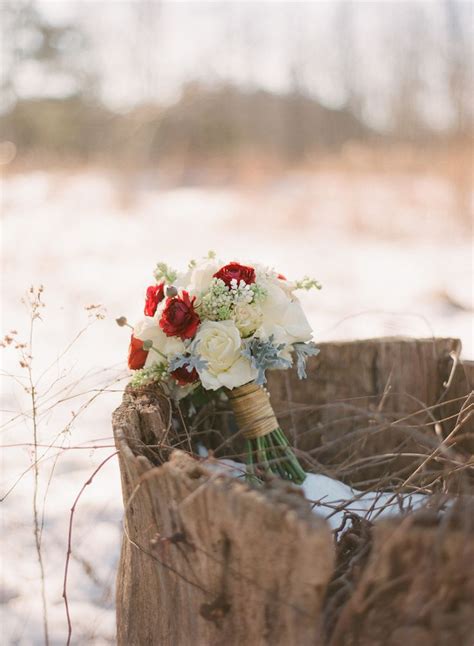 Snowy Romantic Winter Wedding Inspiration Shoot Winter Bouquet