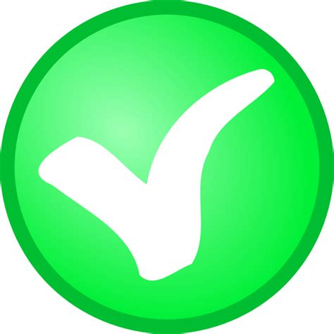 Validation Green Tick Png Clipart Best