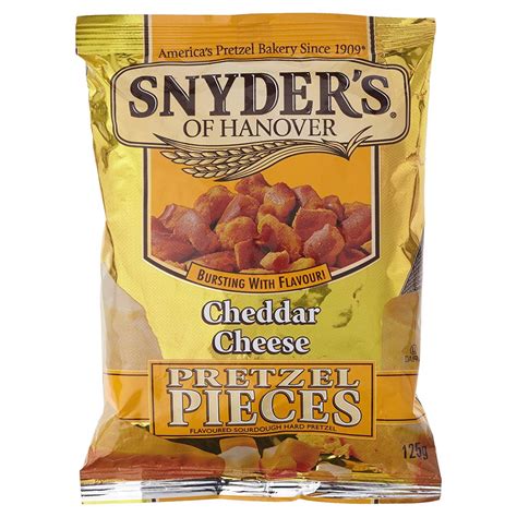 Snyders Pretzels Cheddar Cheese 125 G Candy Store