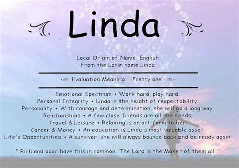 Meaning Of The Name Linda Hot And Cool Pinterest