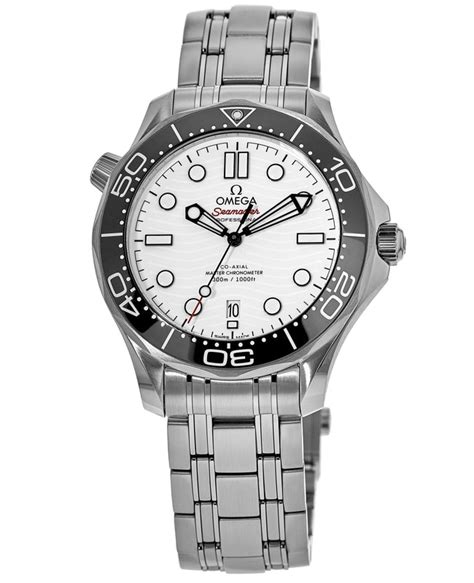 Omega Seamaster Diver 300m Co Axial Master Chronometer 42mm White Dial