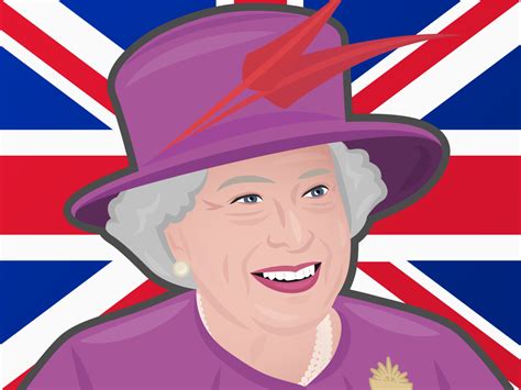 Amazing Caricature Queen Elizabeth Cartoon Background Caricature Art