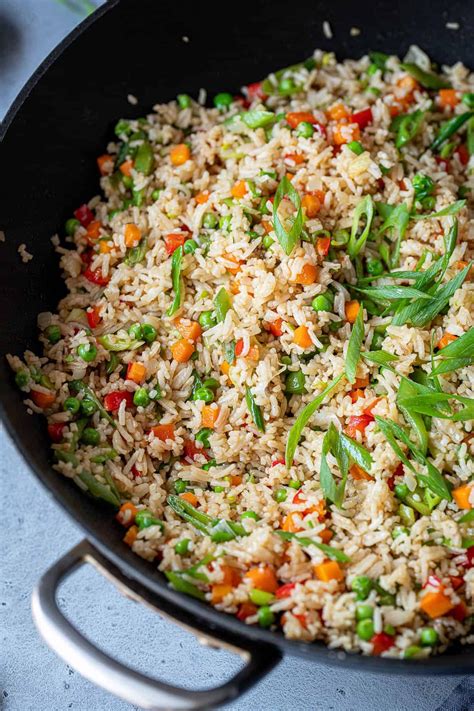 Vegetable Fried Rice This Easy Vegan Fried Rice Is A Great Quick Meal