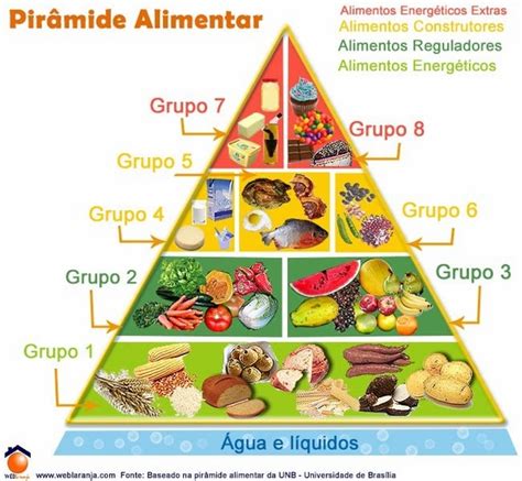 Pirâmide Alimentar Grupos E Atualização Resumo Completo