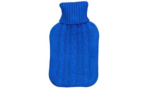Cable Knit Cover Hot Water Bottle Groupon