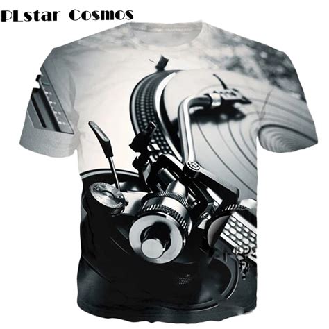 Plstar Cosmos Brand Clothing Technics Turntable Dj Music Audio Books 3d Printing T Shirts Women