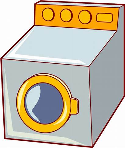 Dryer Clipart Washer Clothes Cliparts Clip Contrition