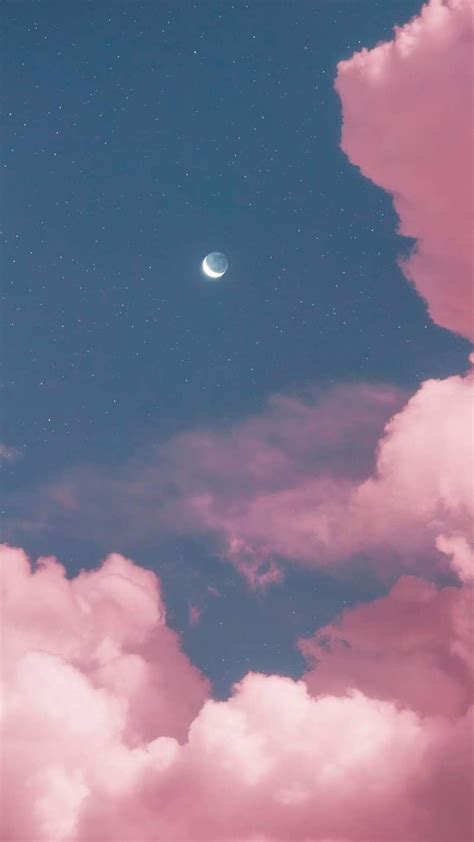 Two Moon In The Pink Sky By Matialonsor Wallpaper Iphone Android