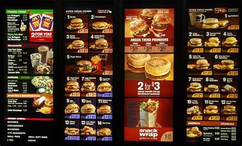 Click on the product for nutritional facts. Scanning Activity Restaurant Menu Activity | Mcdonald ...
