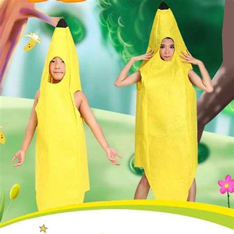 banana costume fancy dress outfit unisex mens women funny stag novelty fruit ebay