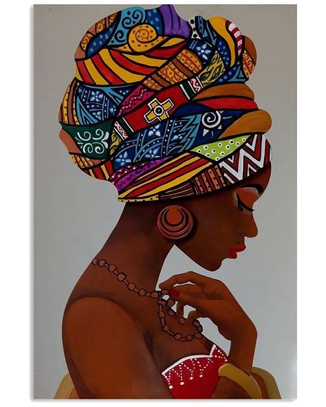 Black Art Painting Black Artwork Woman Painting African Girl African American Art African