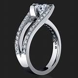 Diamond Engagement Rings In Sterling Silver Images