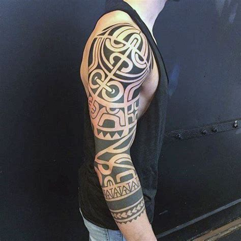 Modern tribal designs are actually different looking than those done back in the day, but many of the designs and symbols share meanings with classic tribal tribal tattoos are a lot more complicated than they look. 125 Tribal Tattoos For Men: With Meanings & Tips - Wild ...