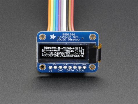 Monochrome 128x32 Spi Oled Graphic Display In 2020 Arduino Display
