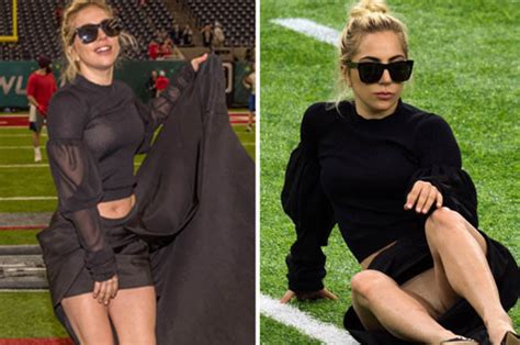 superbowl lady gaga almost eclipses performance by flashing knickers daily star