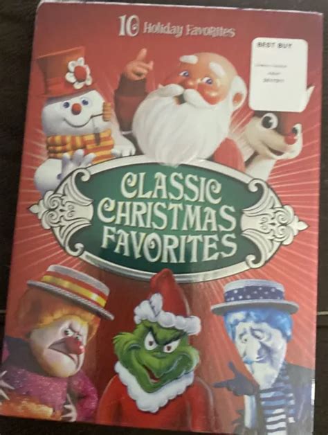 Classic Christmas Favorites Dvd 4 Disc Set 10 Holiday Favorites New