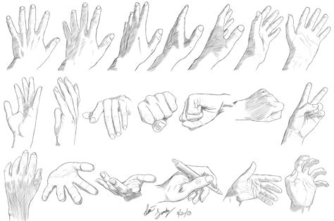 Hand Shading Study By Isurox On Deviantart