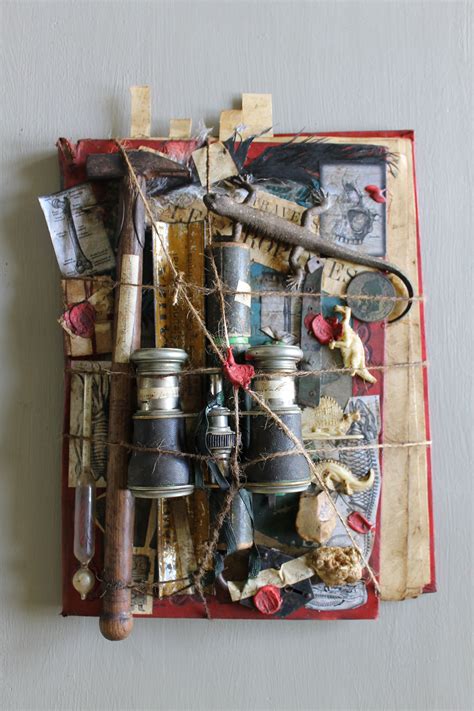 Cabinet De Curiosité Tutorial Steampunk Found Object Art Assemblage