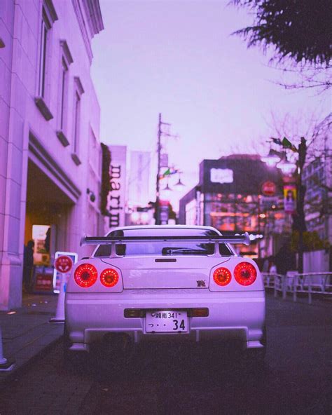 R34 Nissan Gtr Aesthetic Wallpaper Free Download Nissan Skyline R34