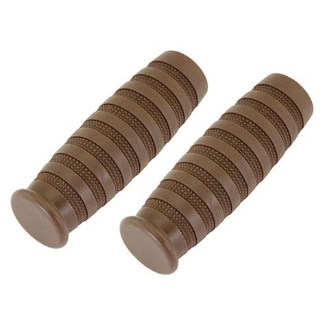 Brown Rubber Classic City Bike Grips 603 Kraton Bike Grips Bicycle