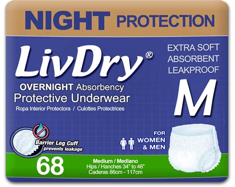 Buy LivDryM Overnight Adult Diapers for Women and Men, Incontinence