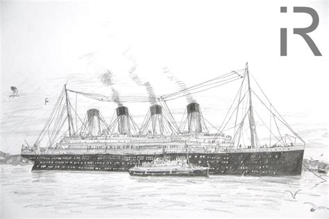 RMS Titanic drawing by iRecGraphics on DeviantArt