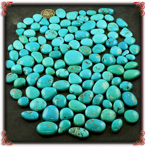Blue Turquoise Cabochons By Durango Silver Company