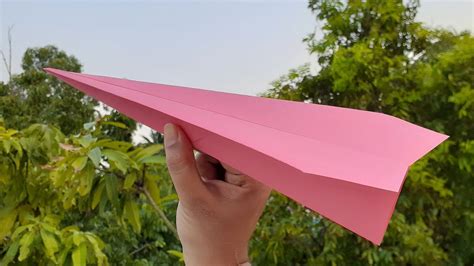 Longest Flying Plane With Color Paper Best Long Flying Origami Plane