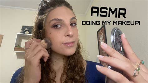 Asmr Doing My Makeup Tapping Whispers Mouth Sounds Youtube