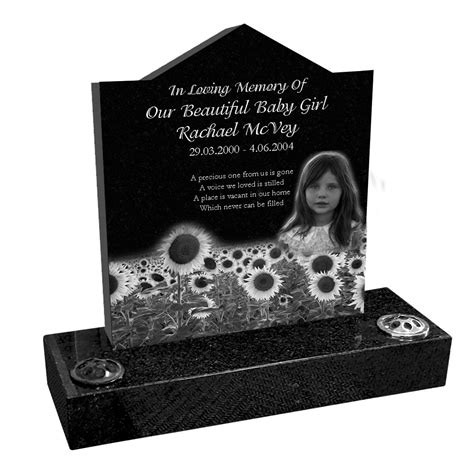 Laser Etched Headstone Designed By Forever Shining Gravestone