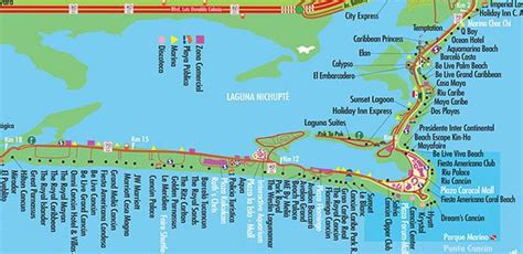 Cancun Mexico Mapa Map Of Yucatan Showing Cancun Playa Del Carmen