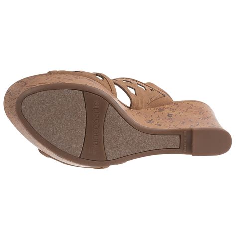 Franco Sarto Shea Micro Cork Wedge Sandals For Women Save 50