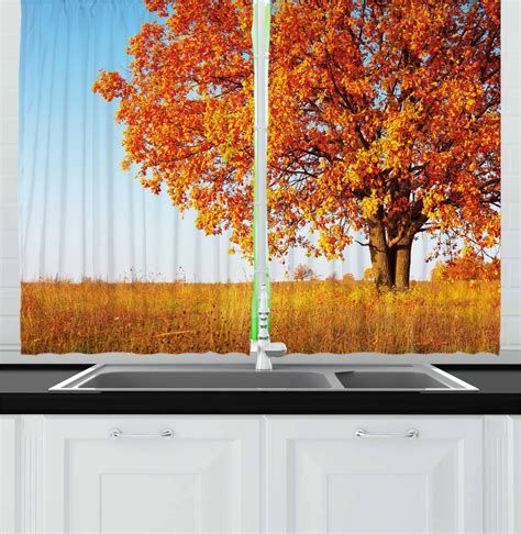 35 Excellent Autumn Kitchen Curtains Home Decoration And Inspiration