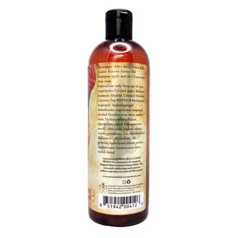 Prima Bella® Russian Amber Oil Canine Conditioner 16 Oz 473 Ml