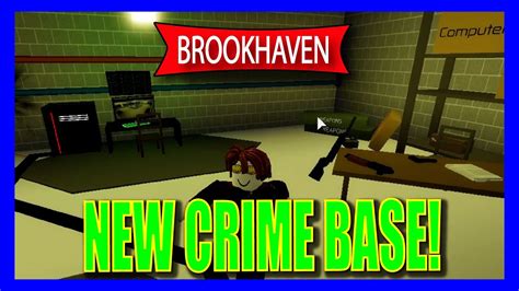 The New Hidden Criminal Base In Brookhaven Roblox Youtube