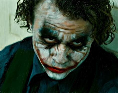 Digital Painting Heath Ledger Joker By Dulceteffusion On Deviantart
