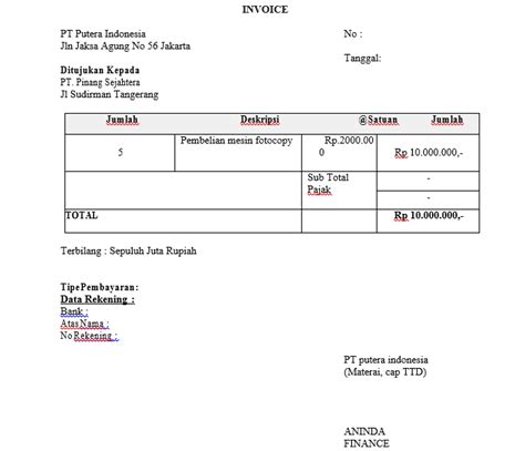 Apa Itu Nomor Invoice IMAGESEE