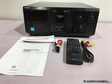 Sony Mega Storage 300 CD Disc Changer CDP-CX355 - shopgoodwill.com