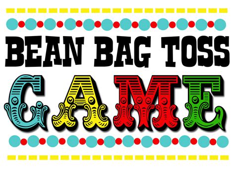 7 Best Images Of Carnival Games Clip Art Free Printable Bean Bag Toss