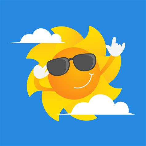 Sun Clipart Set Vector Illustration - Download Free ...
